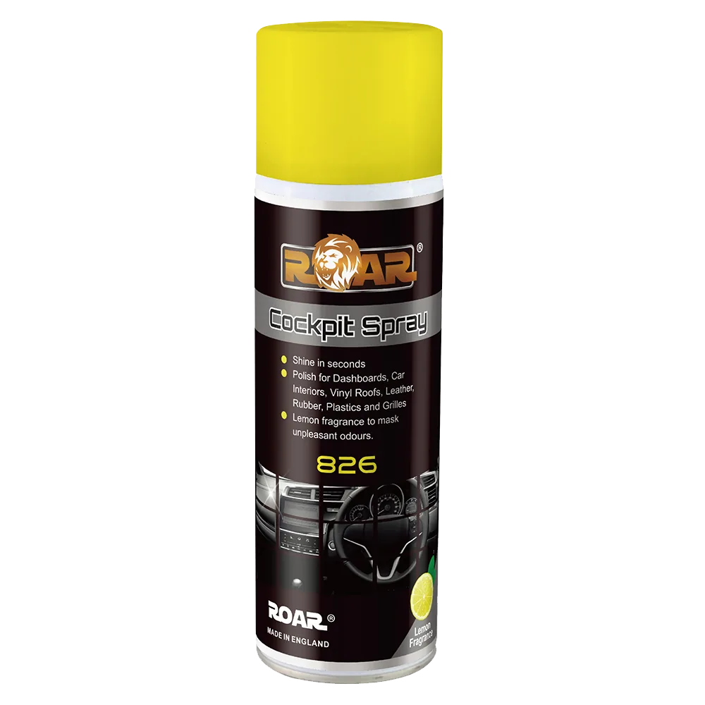 826 826 Cockpit Cleaner and Protector Aerosol Spray